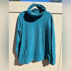 TekGear Teal turtleneck fleece pullover